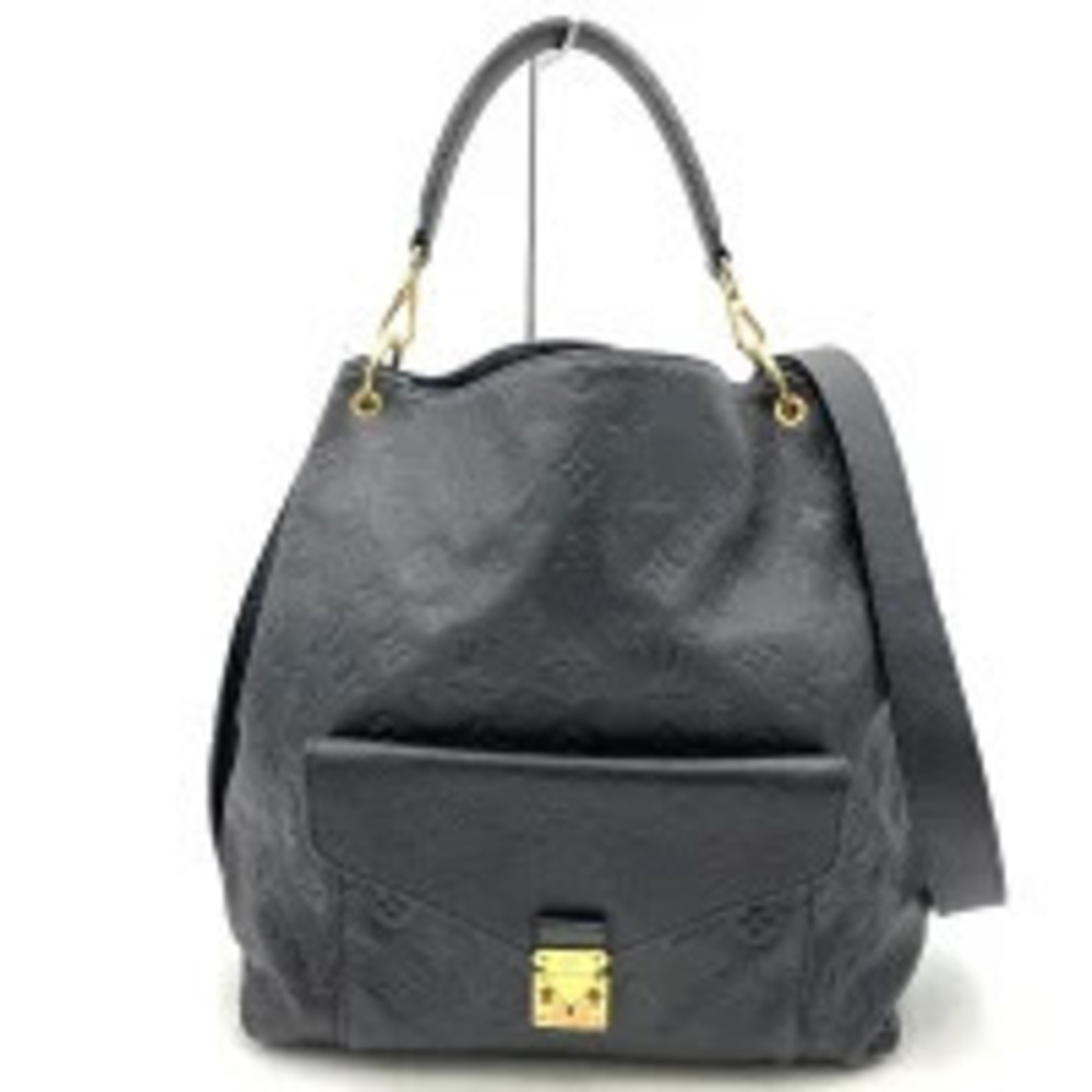 Louis Vuitton Empreinte Metis Handbag Black Monogram